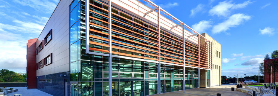 Exterior of Arts Academy Building at Sunderland Colleges Bede Campus.